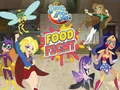 Jogo DC Super Hero Girls: Luta de Comida online Jogo DC Super Hero Girls: Luta de Comida online
