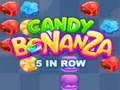 Jogo Candy Bonanza: 5 em Linha online Jogo Candy Bonanza: 5 em Linha online