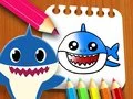 Jogo Livro de Colorir Baby Shark online