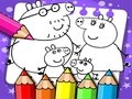 Jogo Livro de Colorir da Peppa Pig online Jogo Livro de Colorir da Peppa Pig online