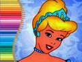 Jogo Livro de Colorir da Cinderela online Jogo Livro de Colorir da Cinderela online