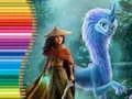 Jogo Livro de Colorir para Raya e o Último Dragão online