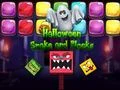 Jogo Cobra e Blocos de Halloween online