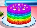 Jogo Cozinhando Bolo Arco-Íris online