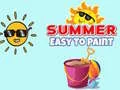 Jogo Fácil de Pintar o Verão online