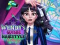 Jogo Desafio de Penteado Gótico da Wendy online Jogo Desafio de Penteado Gótico da Wendy online