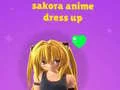Jogo Sakora: Vestir Anime online Jogo Sakora: Vestir Anime online