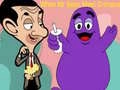Jogo Quando o Sr. Bean encontra Grimace online Jogo Quando o Sr. Bean encontra Grimace online