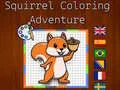 Jogo Aventura de Colorir Esquilos online