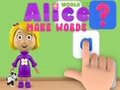 Jogo Mundo da Alice: Crie Palavras online