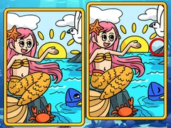 Jogo Sereias Encontre as Diferenças online Jogo Sereias Encontre as Diferenças online