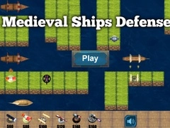 Jogo Defesa de Navios Medievais online Jogo Defesa de Navios Medievais online