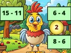 Jogo Subtração: Revelar a Imagem da Ave online Jogo Subtração: Revelar a Imagem da Ave online