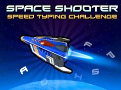 Jogo Atirador Espacial: Desafio de Digitação Rápida online