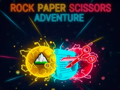 Jogo Aventura de pedra, papel e tesoura online