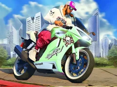 Jogo Piloto de motocicleta: caos da estrada online