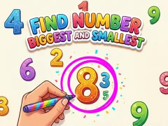 Jogo Find Number Biggest and Smallest online