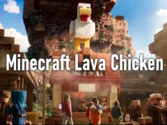 Jogo Frango Minecraft Lava online