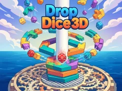 Jogo Drop Dice 3D online