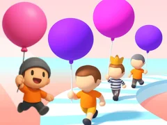Jogo Heróis de balão correm e subem online