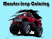 Jogo Coloração de jipe do monstro online