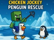 Jogo Jockey de frango: resgate de pinguins online Jogo Jockey de frango: resgate de pinguins online