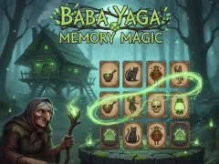 Jogo Magia da memória de Baba Yaga online