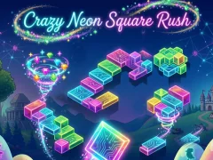 Jogo Louco Neon Square Rush online