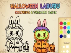 Jogo Jogo de colorir e desenhar Halloween Labubu online Jogo Jogo de colorir e desenhar Halloween Labubu online
