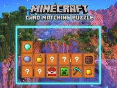 Jogo Quebra-cabeça de correspondência de cartas do Minecraft online