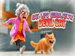 Jogo Simulador de vida de gato: gato demoníaco online
