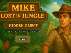 Jogo Mike perdido na selva, objeto oculto online