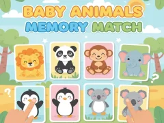 Jogo Jogo de Memória de Animais Bebês online Jogo Jogo de Memória de Animais Bebês online