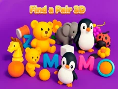 Jogo Encontre um par 3D online