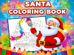 Jogo Livro para colorir do Papai Noel online