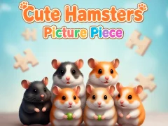 Jogo Peça fofa de imagem de hamsters online