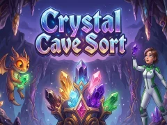 Jogo Crystal Cave Sort online