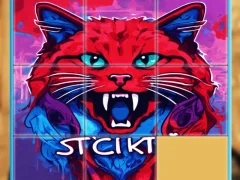 Jogo Frenesi do quebra -cabeça de gato online