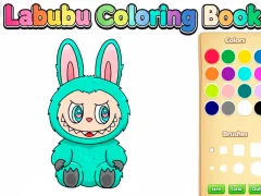 Jogo Livro para colorir Labubu online