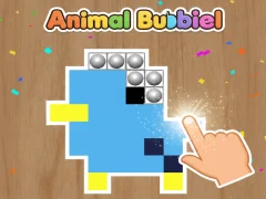 Jogo Pixel de bolha animal online