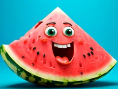 Jogo Mesclar frutas: Dobre a melancia! online