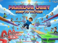 Jogo Parkour Obby salta para a vitória online