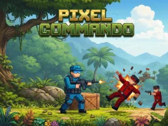 Jogo Pixel Commando online