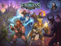 Jogo RPG ocioso sem fim online