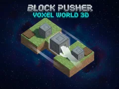 Jogo Empurrador de blocos Voxel World Modelo 3D online