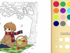 Jogo Livro de colorir aconchegante para crianças online Jogo Livro de colorir aconchegante para crianças online