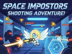 Jogo Aventura de tiro com impostores espaciais online