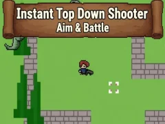 Jogo Mira e batalha instantânea de tiro de cima para baixo online