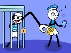 Jogo Stickman Troll Thief Wief Puzzle online