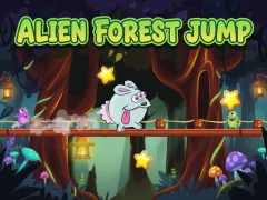 Jogo Salto na Floresta Alienígena online